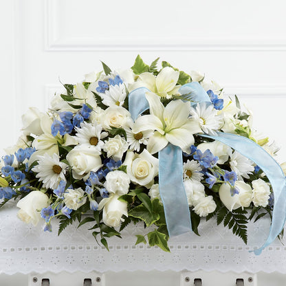 Tender Treasure Casket Spray –  Burns Florist, Hanceville AL