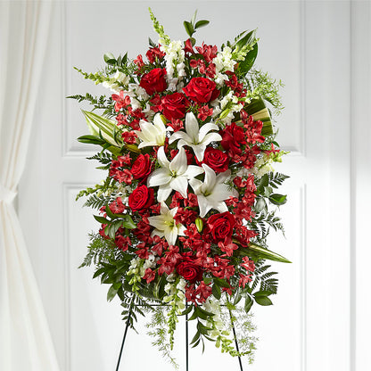 Everlasting Memory Standing Spray –  Burns Florist, Hanceville AL