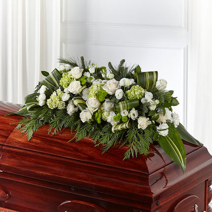 Hopeful Gesture Casket Spray –  Burns Florist, Hanceville AL