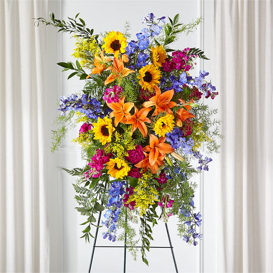 Sunlit Memories Standing Spray (Standard) –  Burns Florist, Hanceville AL