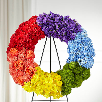 Circle of Love Wreath –  Burns Florist, Hanceville AL