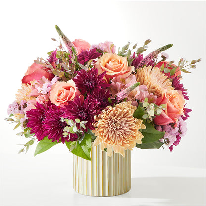 Berry Cobbler Bouquet with Ivory Vase –  Burns Florist, Hanceville AL