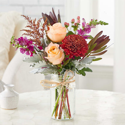 Moody Hues Bouquet –  Burns Florist, Hanceville AL