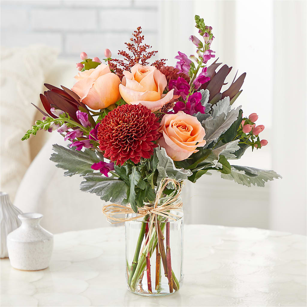 Moody Hues Bouquet –  Burns Florist, Hanceville AL