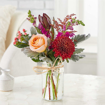 Moody Hues Bouquet –  Burns Florist, Hanceville AL