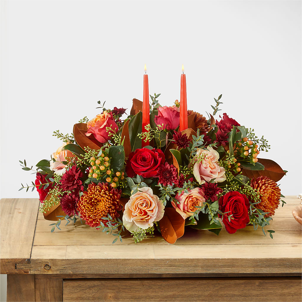 Gather Near Centerpiece –  Burns Florist, Hanceville AL
