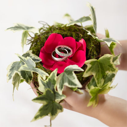 Lila Rose Ring Nest –  Burns Florist, Hanceville AL