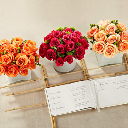 Dawn Rose Centerpiece –  Burns Florist, Hanceville AL
