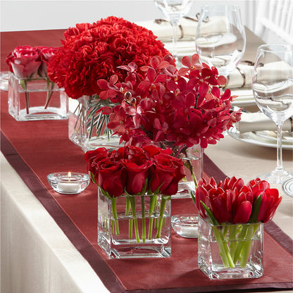Modern Grace Centerpiece –  Burns Florist, Hanceville AL